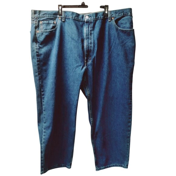 Levi's Other - Levis 550 Straight Jeans Mens Size 52 x 29 Blue Denim 5 Pocket Design Mid Rise